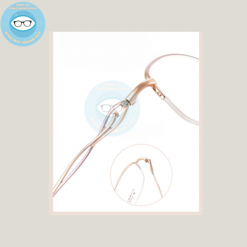 Gọng kính kim loại mã 6174